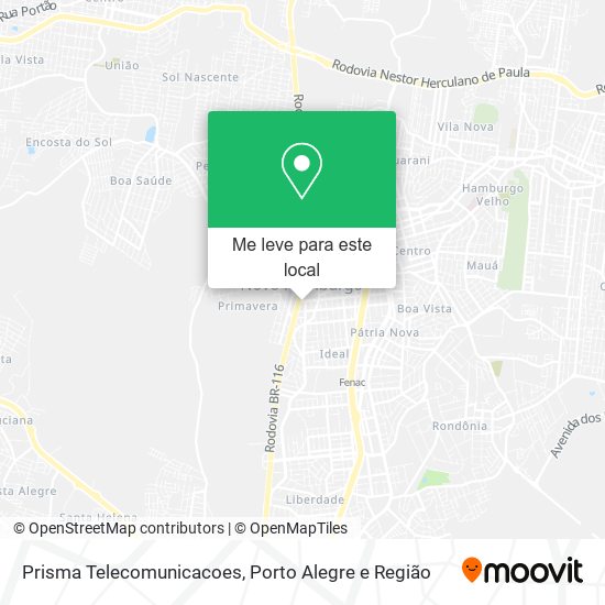 Prisma Telecomunicacoes mapa