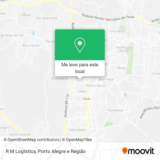 R M Logistica mapa