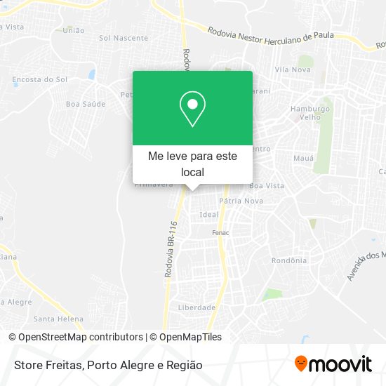 Store Freitas mapa