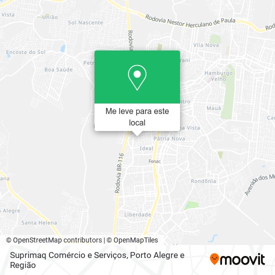 Suprimaq Comércio e Serviços mapa