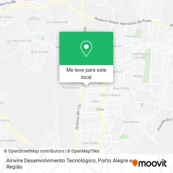 Airwire Desenvolvimento Tecnológico mapa