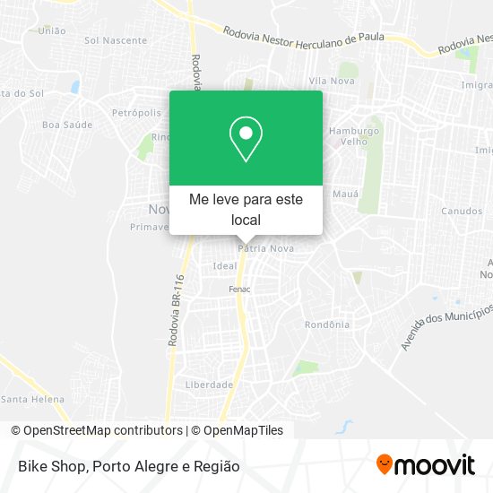 Bike Shop mapa