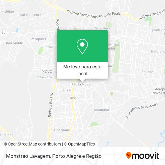 Monstrao Lavagem mapa