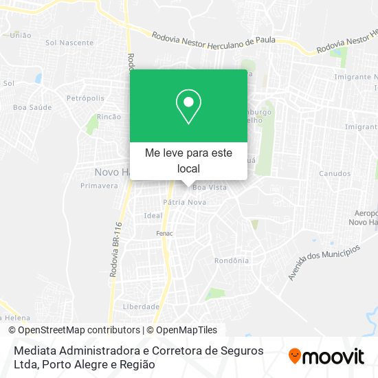 Mediata Administradora e Corretora de Seguros Ltda mapa