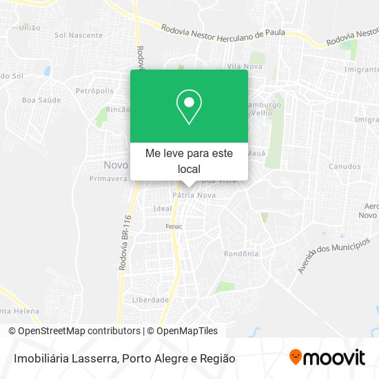 Imobiliária Lasserra mapa