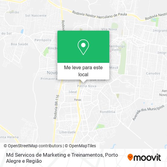 Md Servicos de Marketing e Treinamentos mapa