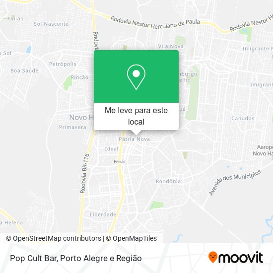 Pop Cult Bar mapa