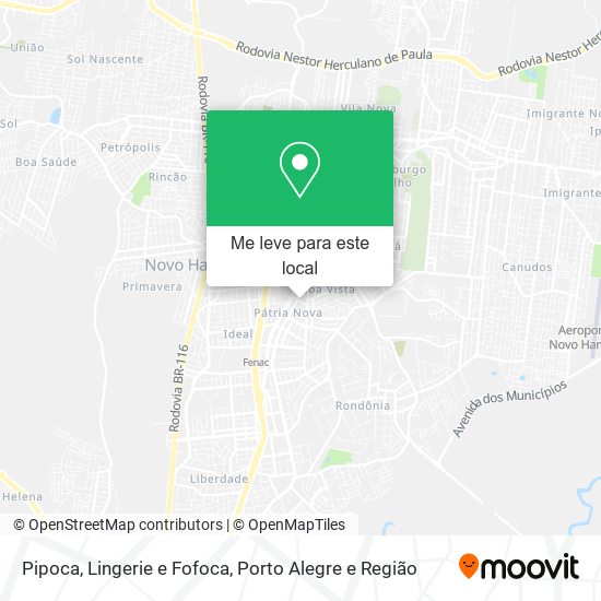 Pipoca, Lingerie e Fofoca mapa