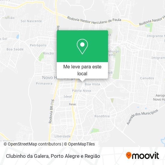 Clubinho da Galera mapa