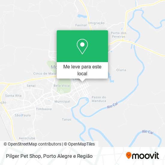 Pilger Pet Shop mapa