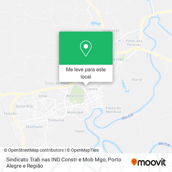 Sindicato Trab nas IND Constr e Mob Mgo mapa