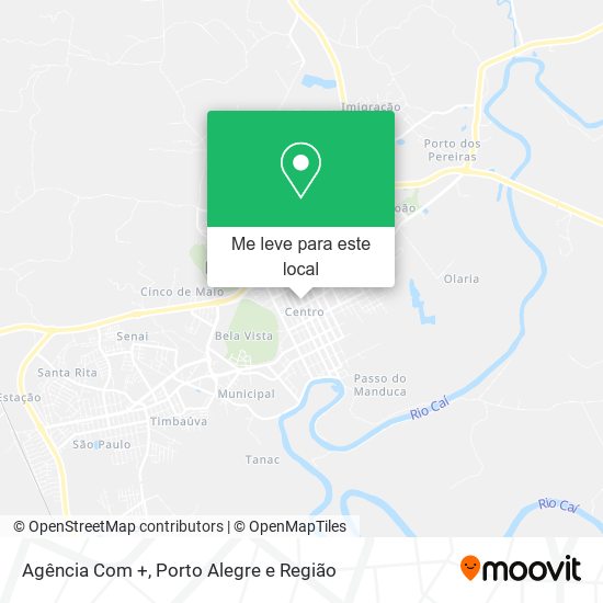 Agência Com + mapa