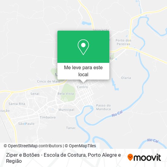 Ziper e Botões - Escola de Costura mapa