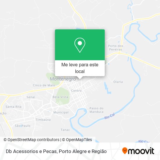 Db Acessorios e Pecas mapa