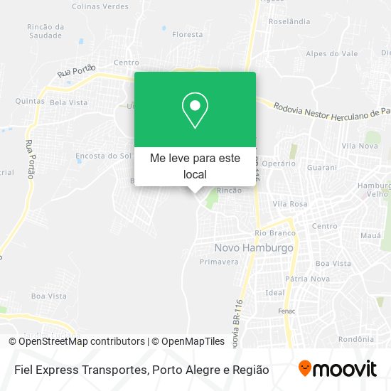 Fiel Express Transportes mapa
