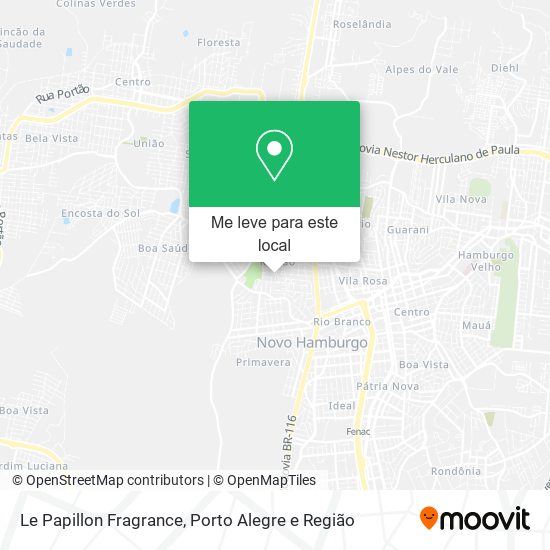 Le Papillon Fragrance mapa