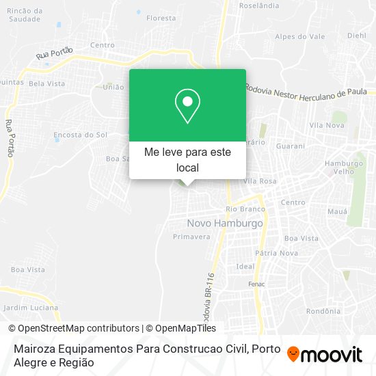Mairoza Equipamentos Para Construcao Civil mapa