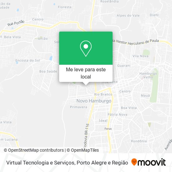 Virtual Tecnologia e Serviços mapa