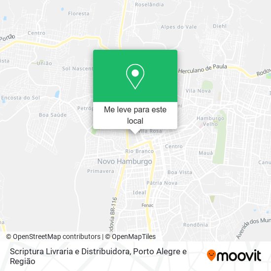 Scriptura Livraria e Distribuidora mapa