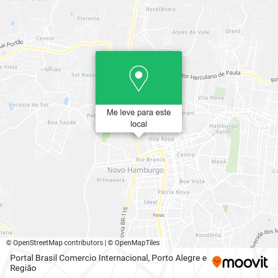 Portal Brasil Comercio Internacional mapa