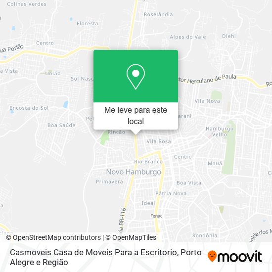 Casmoveis Casa de Moveis Para a Escritorio mapa