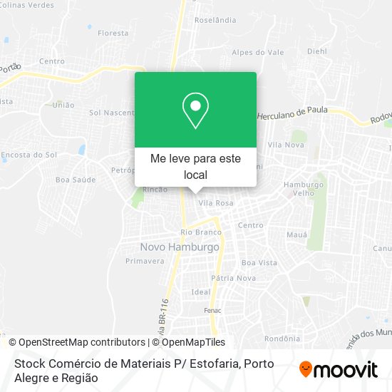 Stock Comércio de Materiais P/ Estofaria mapa