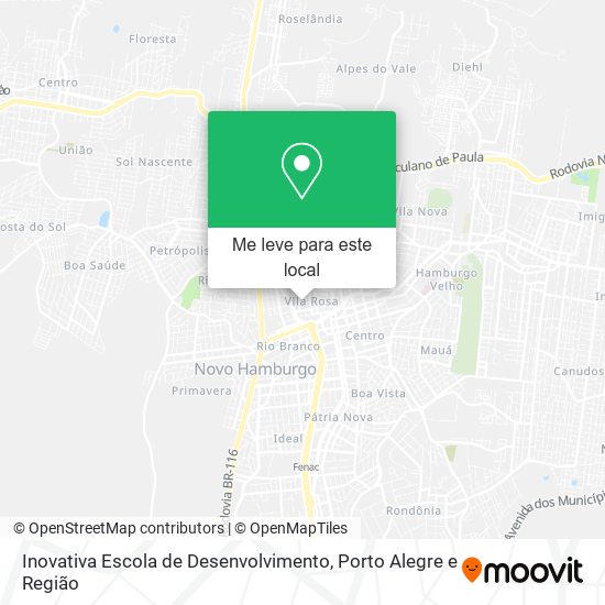 Inovativa Escola de Desenvolvimento mapa