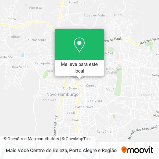 Mais Você Centro de Beleza mapa