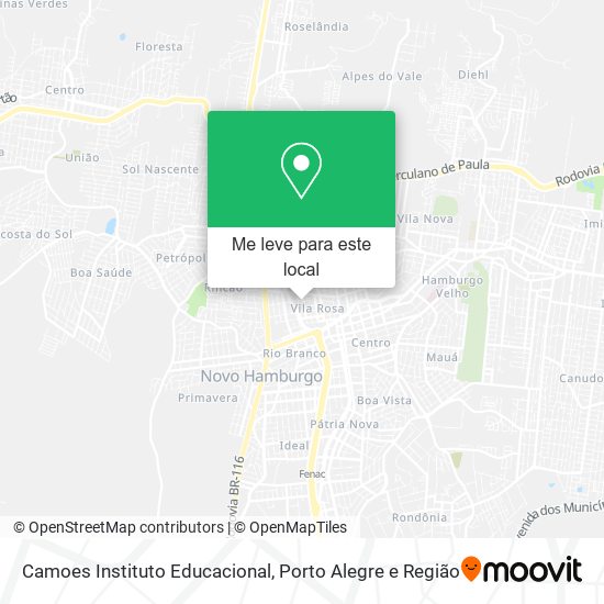 Camoes Instituto Educacional mapa