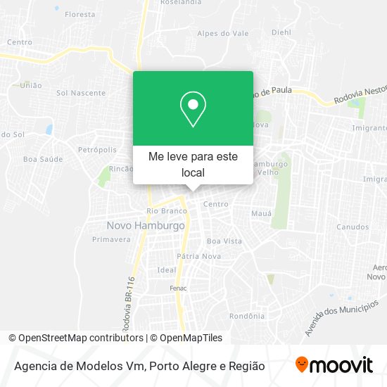 Agencia de Modelos Vm mapa