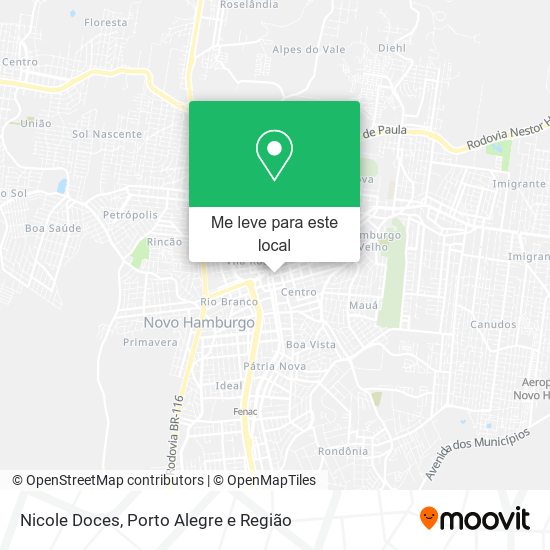 Nicole Doces mapa