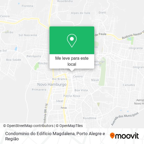 Condomínio do Edifício Magdalena mapa