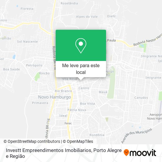 Investt Empreendimentos Imobiliarios mapa