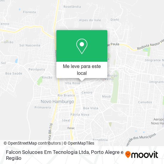 Falcon Solucoes Em Tecnologia Ltda mapa