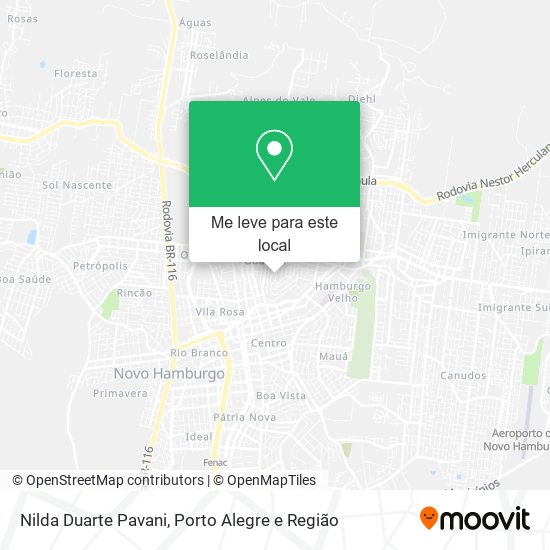 Nilda Duarte Pavani mapa