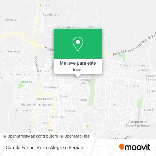 Camila Farias mapa