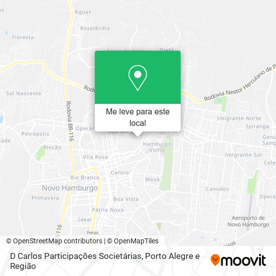 D Carlos Participações Societárias mapa