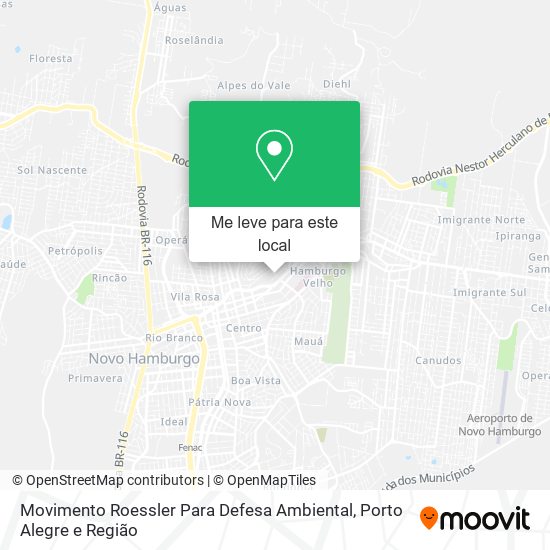 Movimento Roessler Para Defesa Ambiental mapa