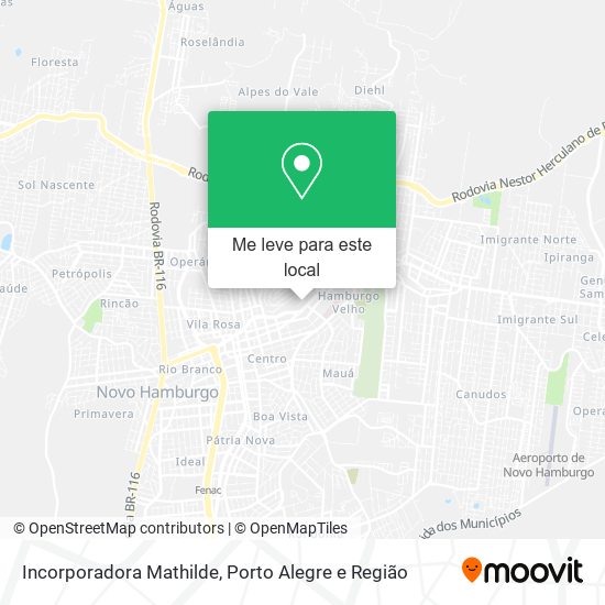 Incorporadora Mathilde mapa