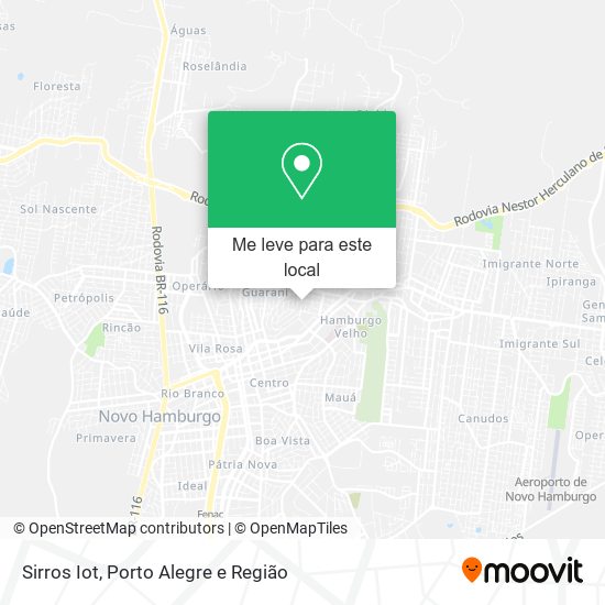 Sirros Iot mapa