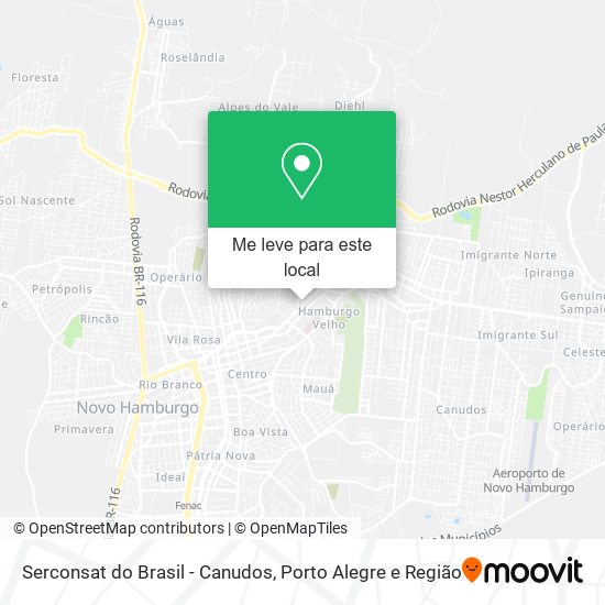 Serconsat do Brasil - Canudos mapa