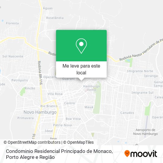 Condominio Residencial Principado de Monaco mapa