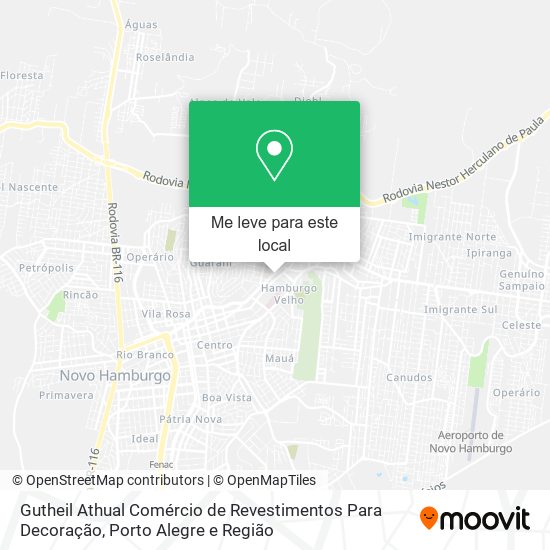 Gutheil Athual Comércio de Revestimentos Para Decoração mapa