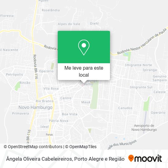 Ângela Oliveira Cabeleireiros mapa