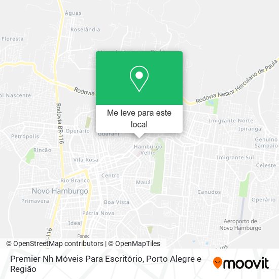 Premier Nh Móveis Para Escritório mapa