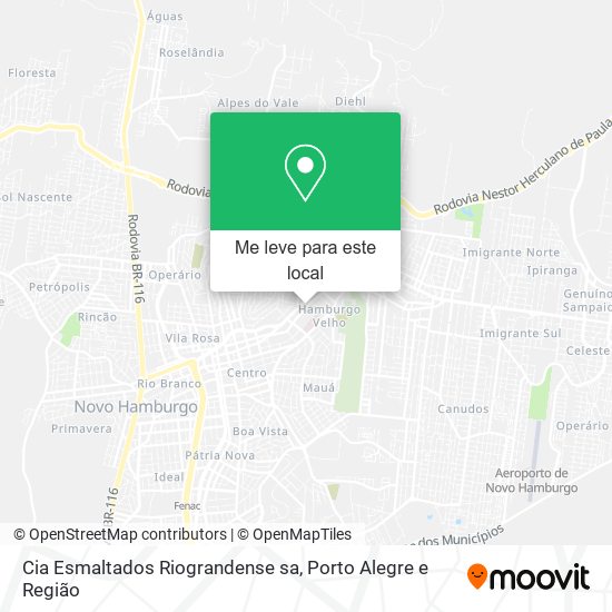Cia Esmaltados Riograndense sa mapa
