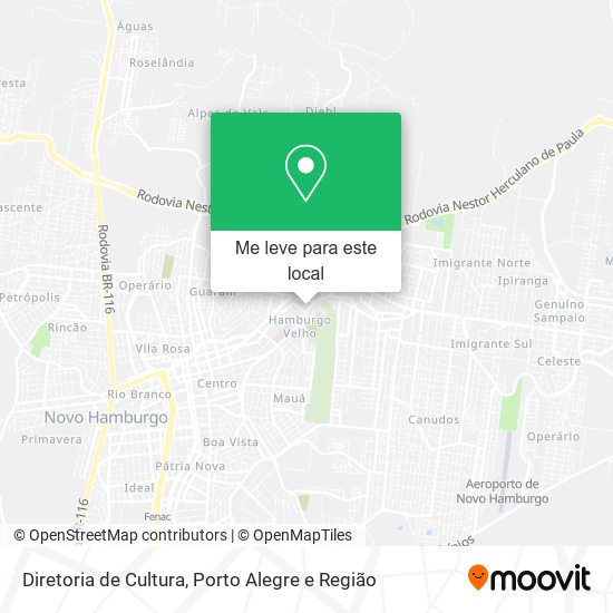 Diretoria de Cultura mapa
