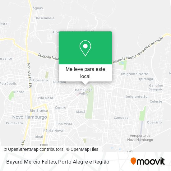 Bayard Mercio Feltes mapa