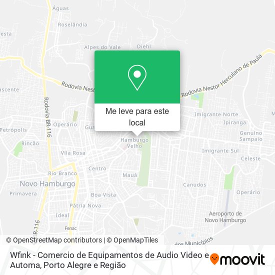 Wfink - Comercio de Equipamentos de Audio Video e Automa mapa