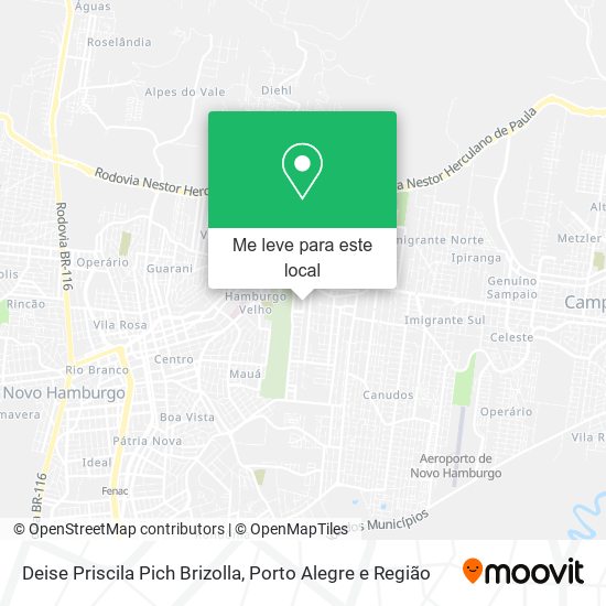 Deise Priscila Pich Brizolla mapa